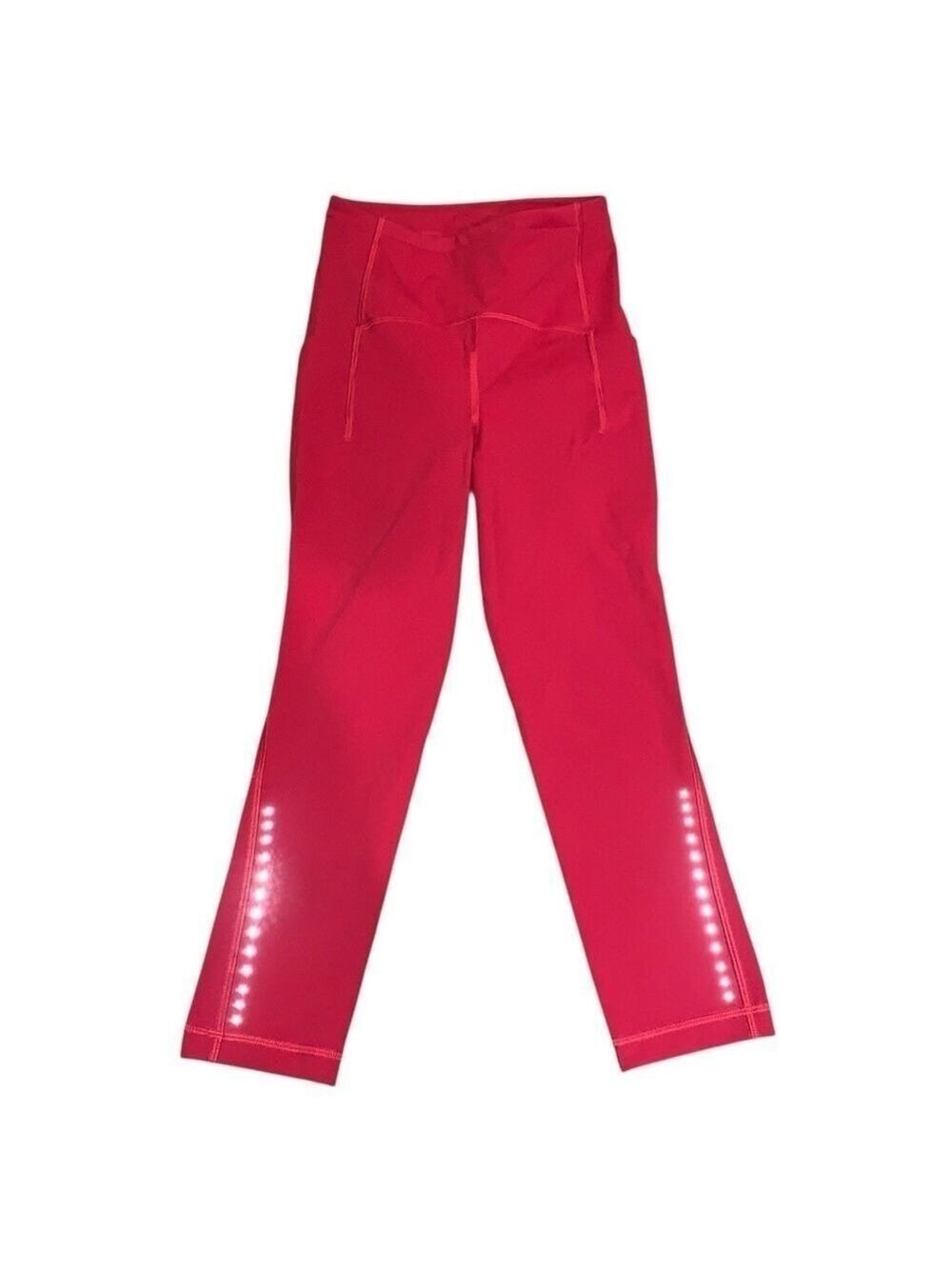 LULULEMON Dark Red Swift Speed High Rise Crop 21” size 0 - Picture 2 of 12